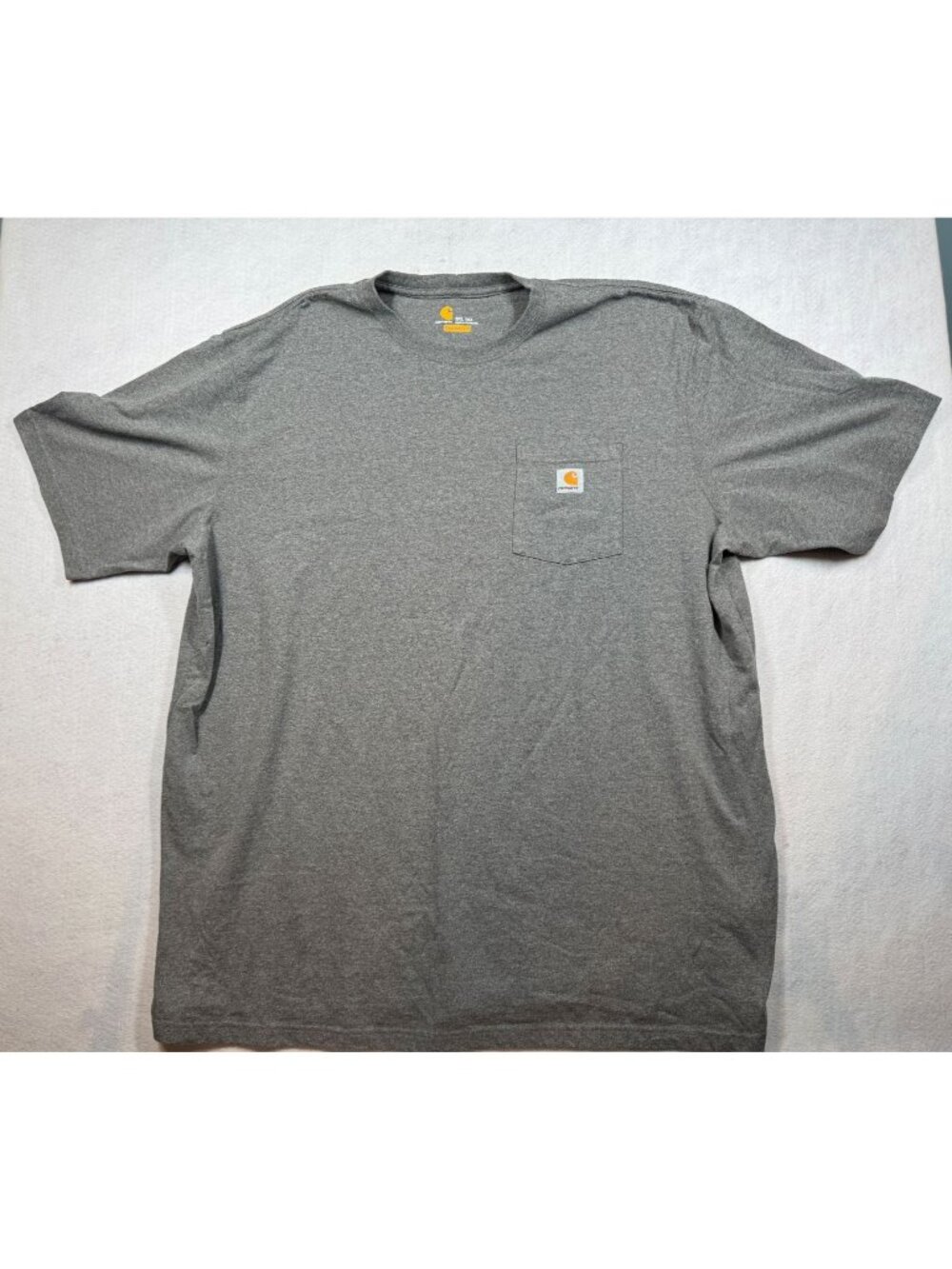 Carhartt Iconic K87 Pocket T-Shirt Gray Short Sleeve Crew Neck Men's Size 3XLT